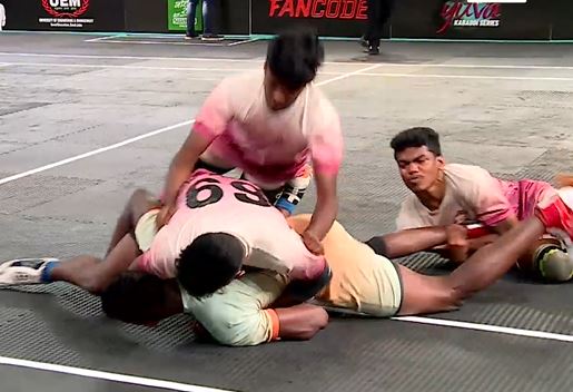 8 Successful Tackles! Shiva Kumar rattles Veerans