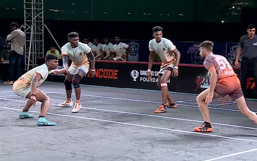 Gowtham's valiant attack on Tigers' raiders