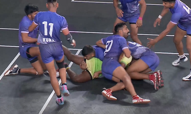 Gritty defence by Krishan Nagar