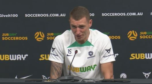 Our main objective is result against Denmark: Mitchell Duke