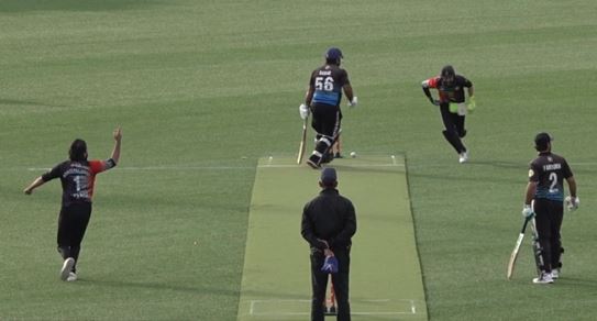 Asghar spins his web with a 3-fer