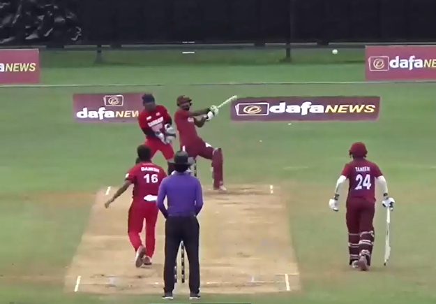 10 sixes, 2 fours! Muhammad Tanveer's 88 off 46