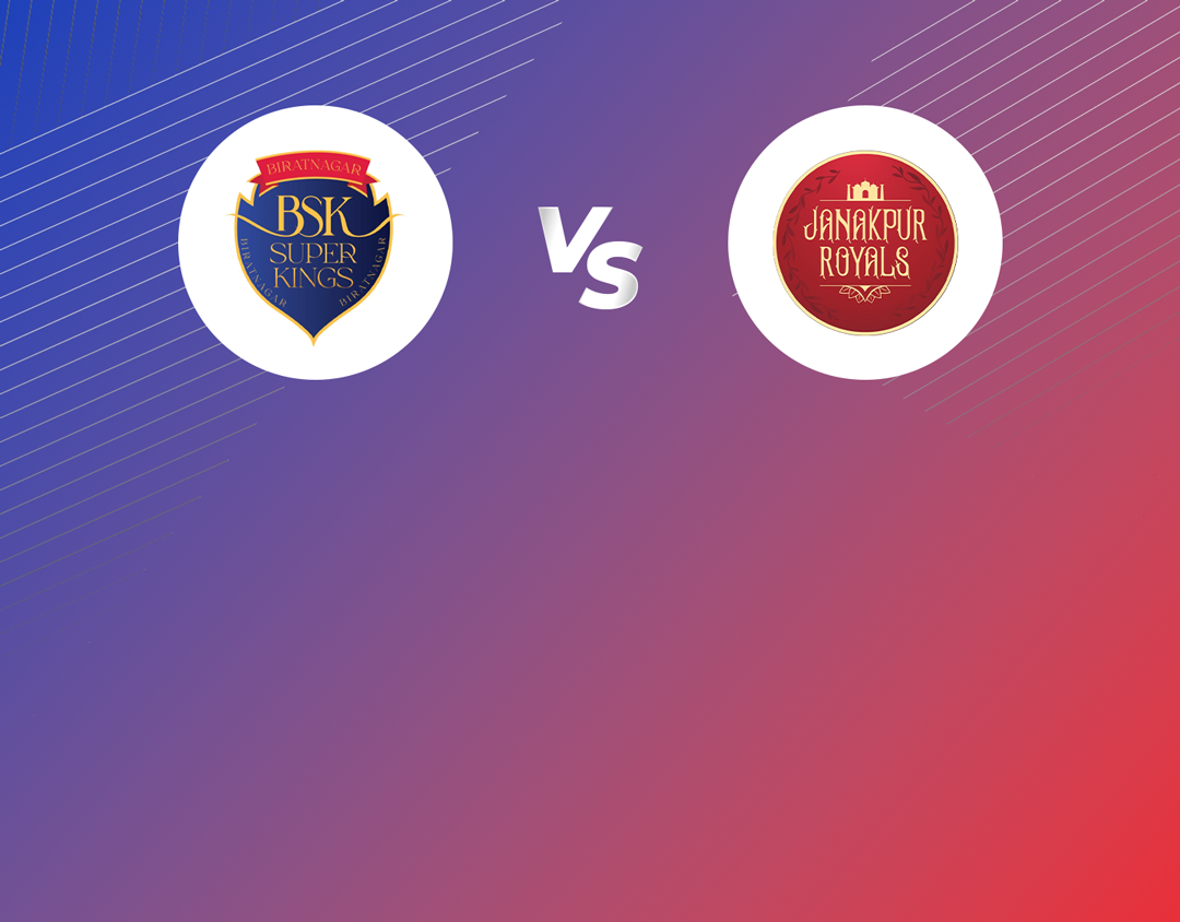 Match 16 of nepal t20: biratnagar super kings vs janakpur royals banner