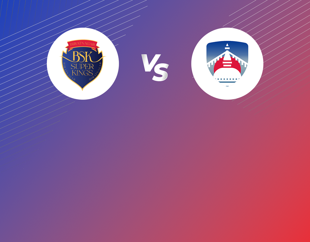 Match 21 of nepal t20: biratnagar super kings vs kathmandu knights banner