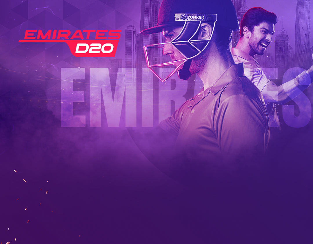 Match 14 of emirates d20: fujairah vs ajman banner