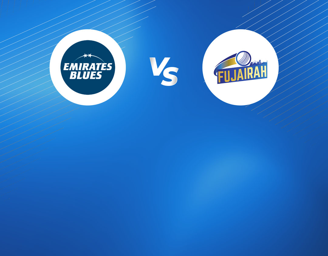 Match 29 of emirates d20: emirates blues vs fujairah banner
