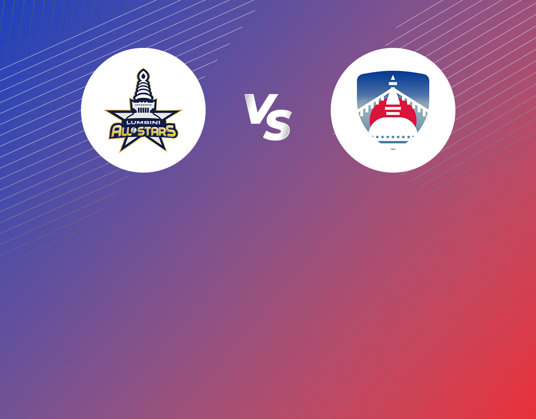 Match 23 of nepal t20: lumbini all stars vs kathmandu knights banner