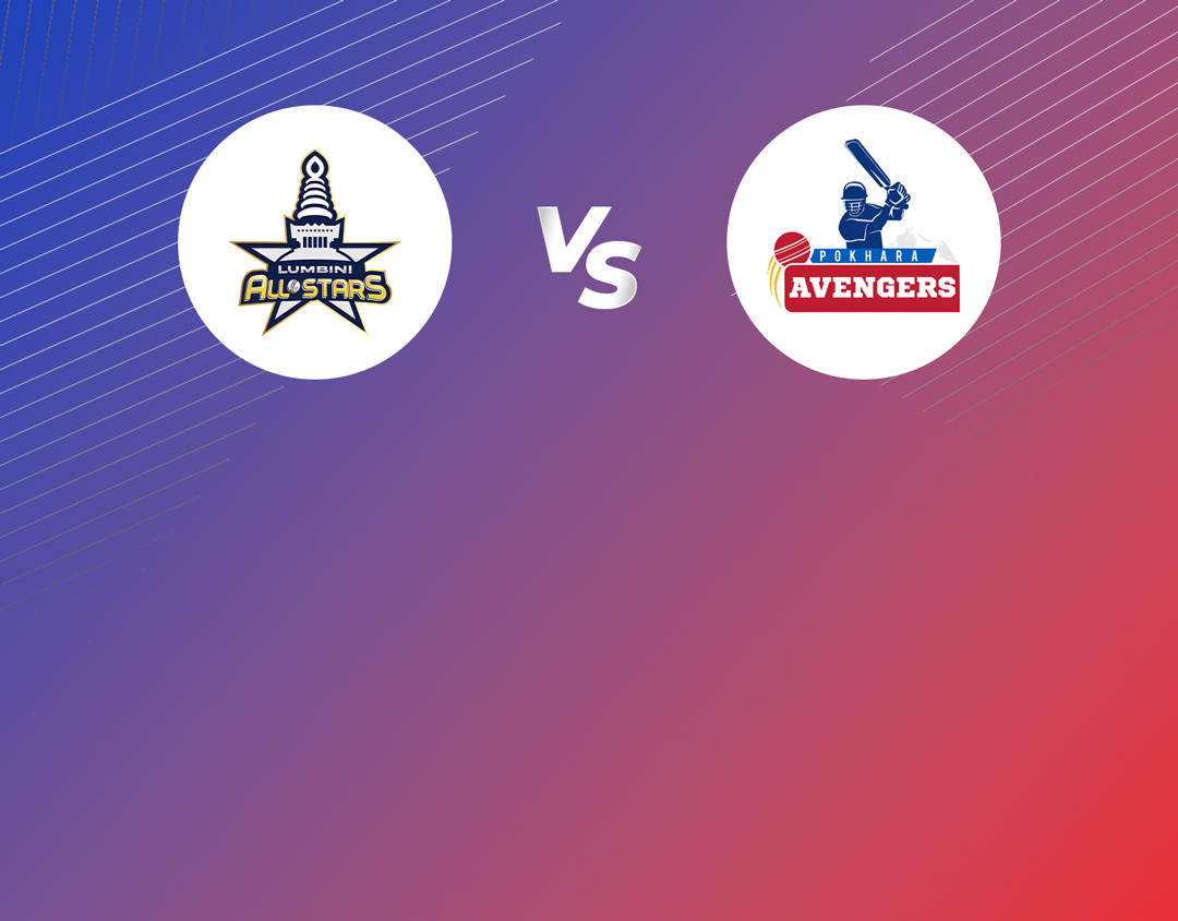 Match 15 of nepal t20: lumbini all stars vs pokhara avengers banner