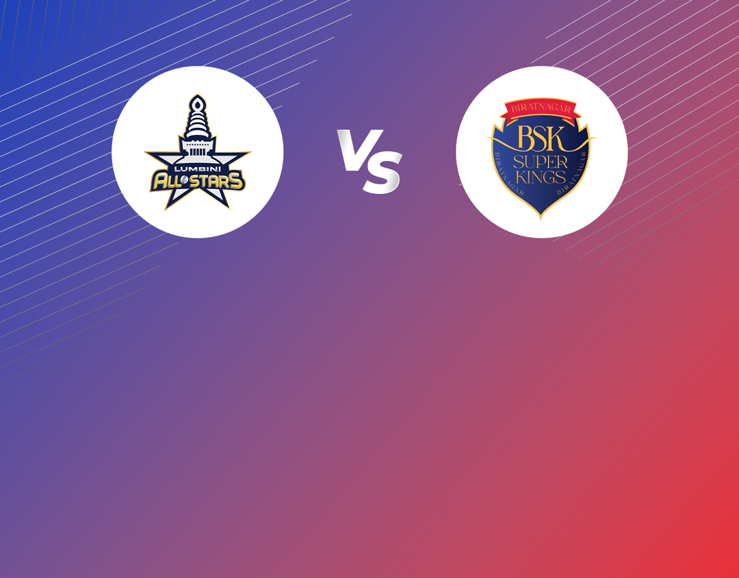 Match 18 of nepal t20: lumbini all stars vs biratnagar super kings banner