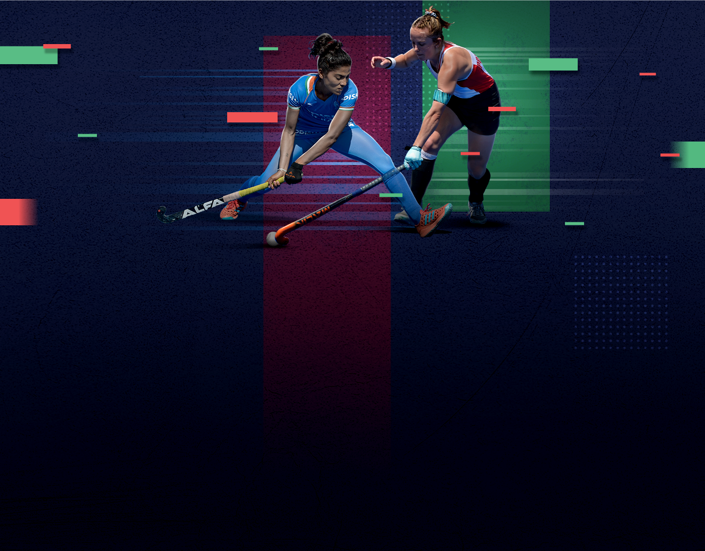 Match #18 of fih women's hockey nations cup banner