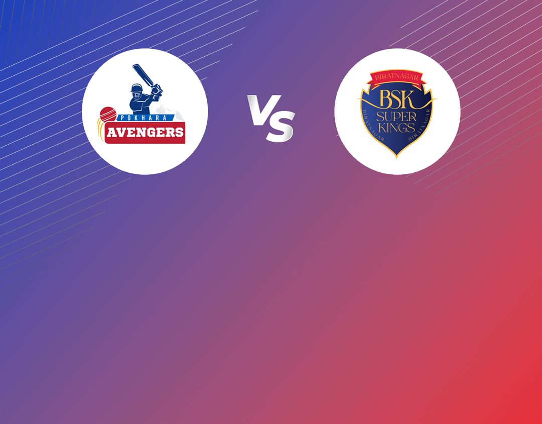 Match 11 of nepal t20: pokhara avengers vs biratnagar super kings banner
