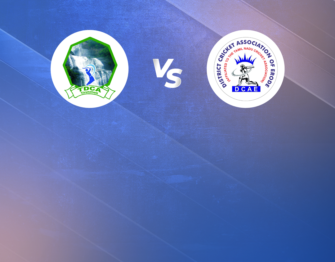 Match 2 of tnca - s s rajan trophy 2022 - 23: tirunelveli vs erode banner