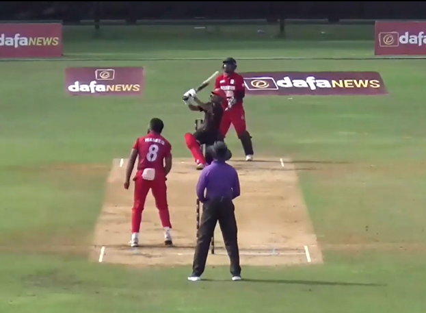 Aman Desai's 64 off 33 gives hope to Singapore