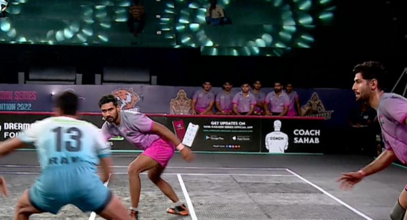 Abhishek Kumar puts Panchala Pride on the backfoot