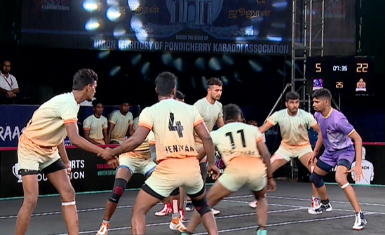 M Gowtham dismantles Aravalli Arrows' attack