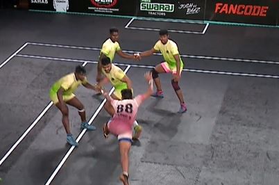 Kaveerappa's spectacular raid stuns Tuskers
