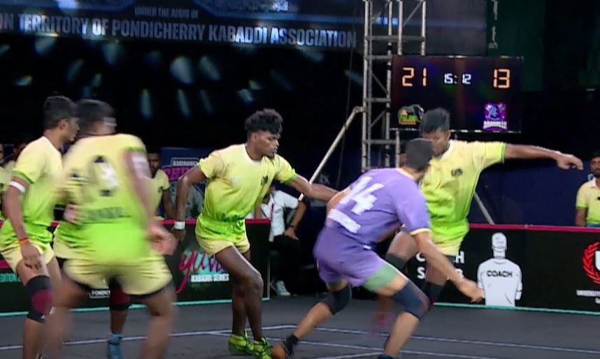 M Gokula Kannan's valiant tackles put Arrows on backfoot