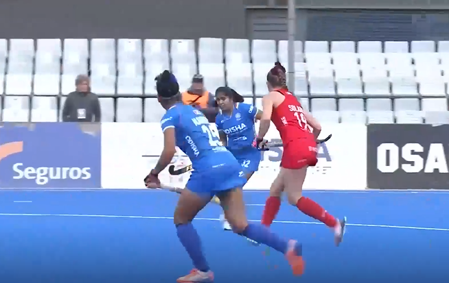 Goal of the Day: Aerial pass, terrific control, clinical finish - India reign supreme