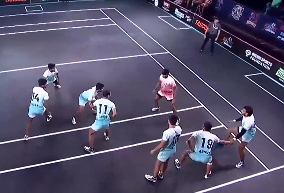 63-35! Panchala Pride steal huge victory over Vijayanagara Veers