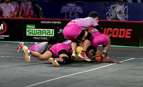 Kalaiyarasan's scintillating raid against Kaziranga Rhinos