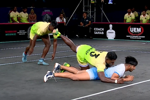 Ankit Rana's fiery raids against Palani Tuskers