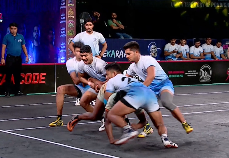 Yogesh Dahiya's crucial five tackle points