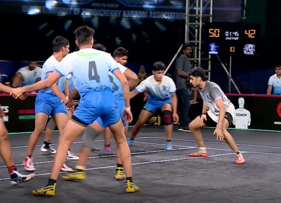 Mandeep Kumar's splendid raids against Hampi Heroes