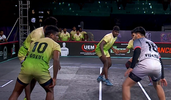 Gokula Kannan mangles Murthal Magnets' raiders