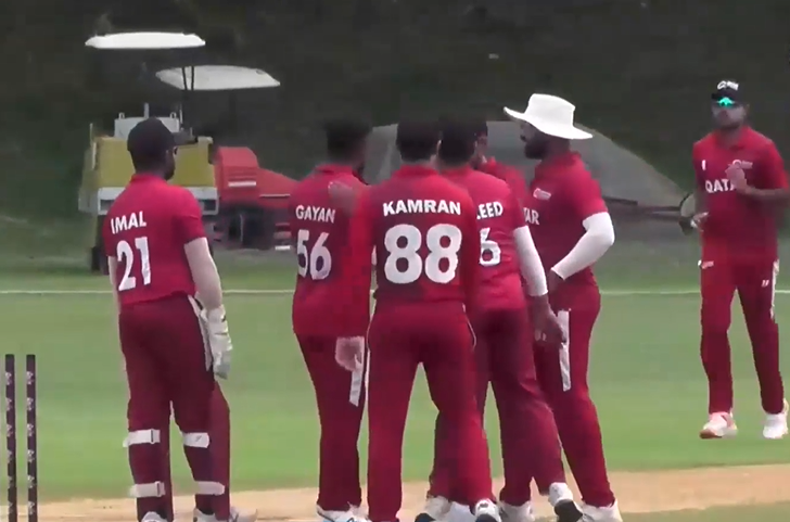Qatar chase down target in 14.4 overs to beat Singapore by five wickets
