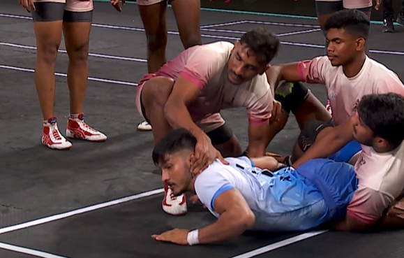 Ankit Rana thumps Vijayanagara Veers' defence