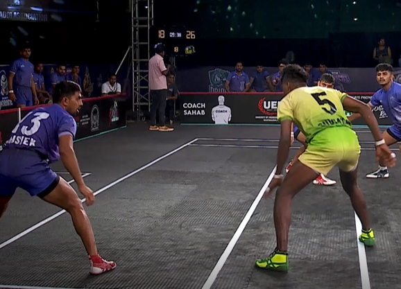 M Sudhakar storms past Periyar Panthers with 12 points