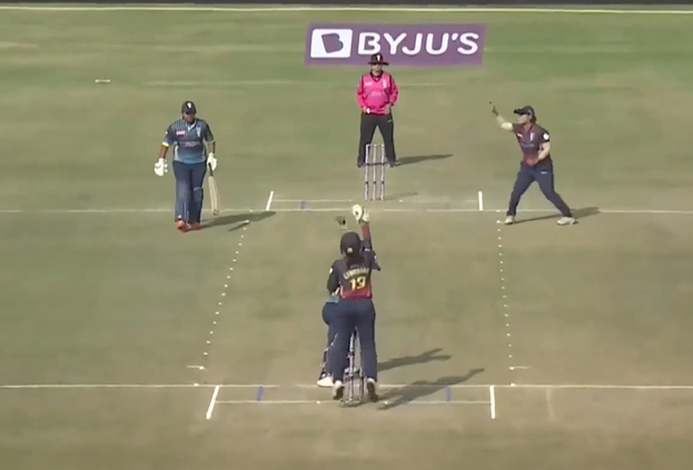 Three wickets in 10 balls! Prativa Rana is on fire