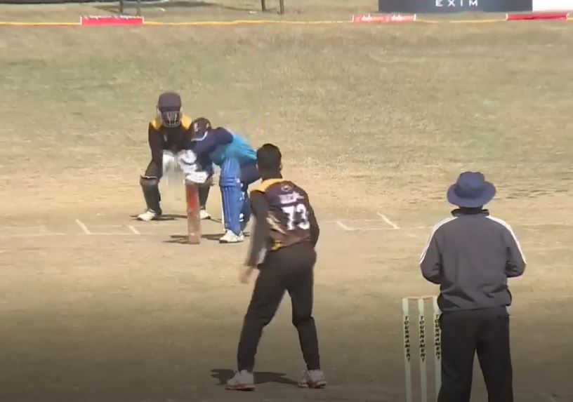 Rahul Sharma spins his web with a 3-fer