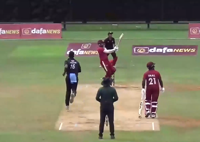 56 off 31! Qatar's Rizlan plays a quickfire cameo