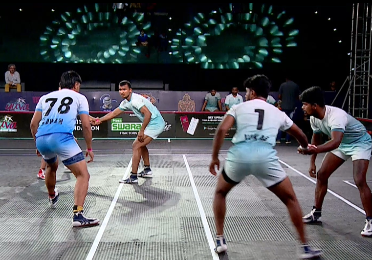 20 raid points! Sawan Khatri is on a roll