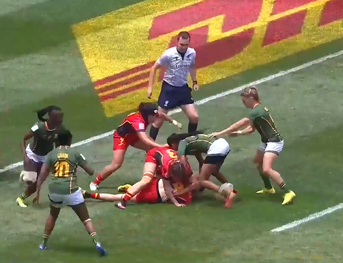 17-14! Spain Women edge past South Africa