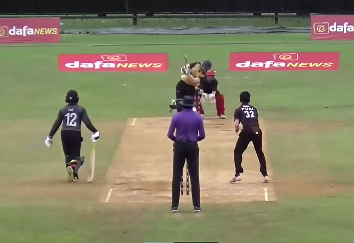 257 STRIKE-RATE! Syed Aziz bangs 59 off 23