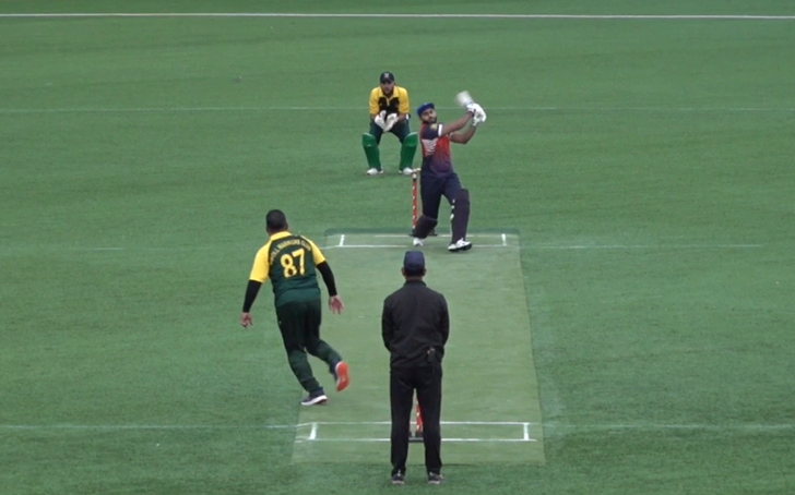 4 for 9! Tariq Mehmood gets the better of Ali Youngstars' batters