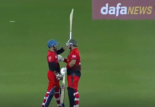 10 Fours, 2 Sixes! Usman Khan's gritty 60 anchors Sharjah