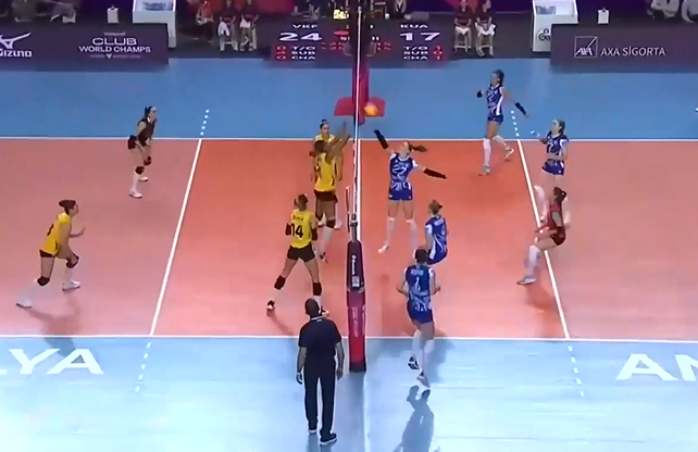 Vakif Bank Women drub Kuanysh Club 3-0, reach top of table