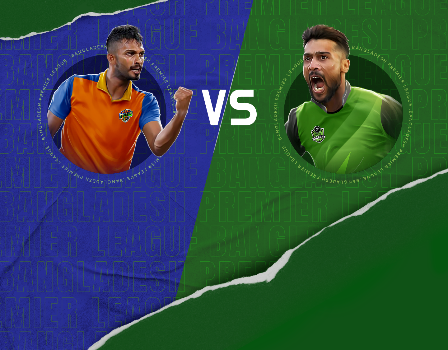 Match 39 of bangladesh premier league, 2023: khulna tigers vs sylhet strikers banner