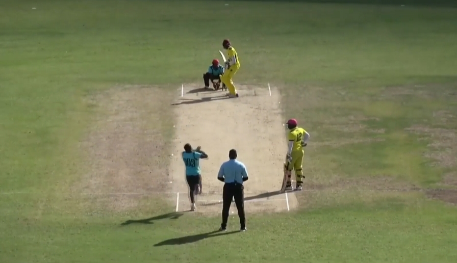 3 Fours, 2 Sixes! Dahri Francis's quickfire knock of 32