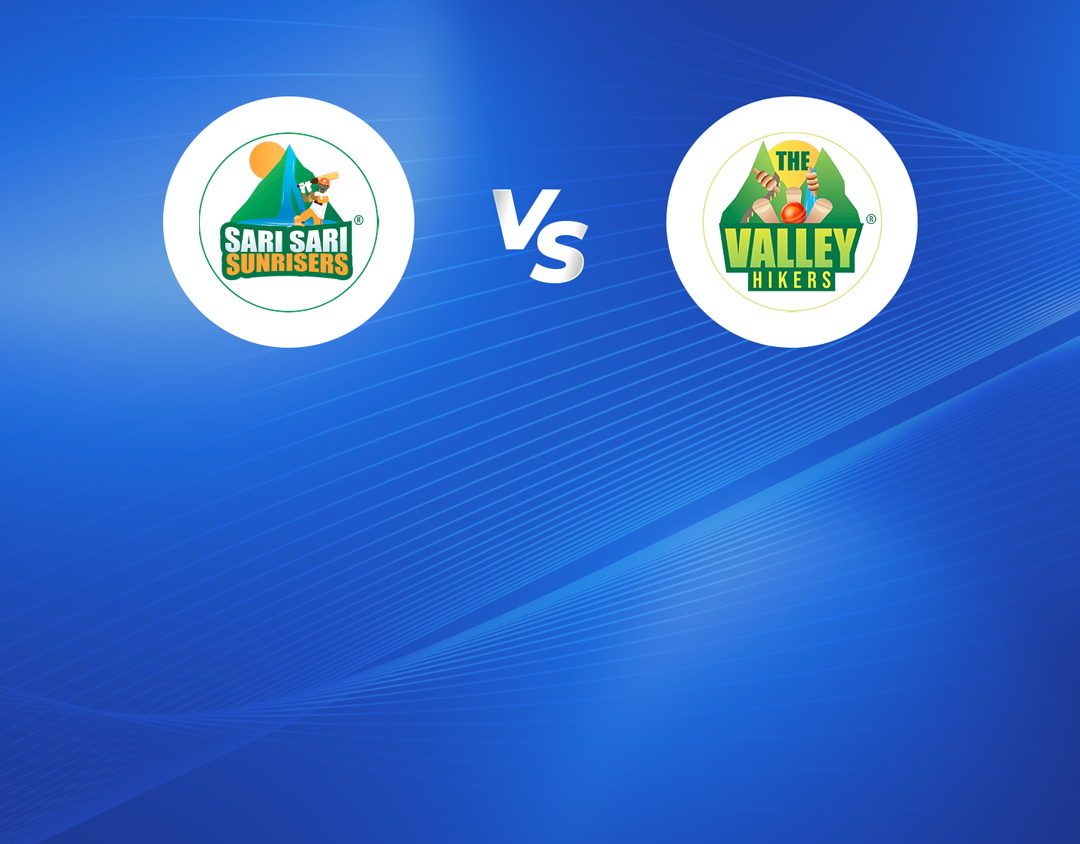 Match 28 of dream11 nature isle t10, 2022-23: sari sari sunrisers vs the valley hikers banner