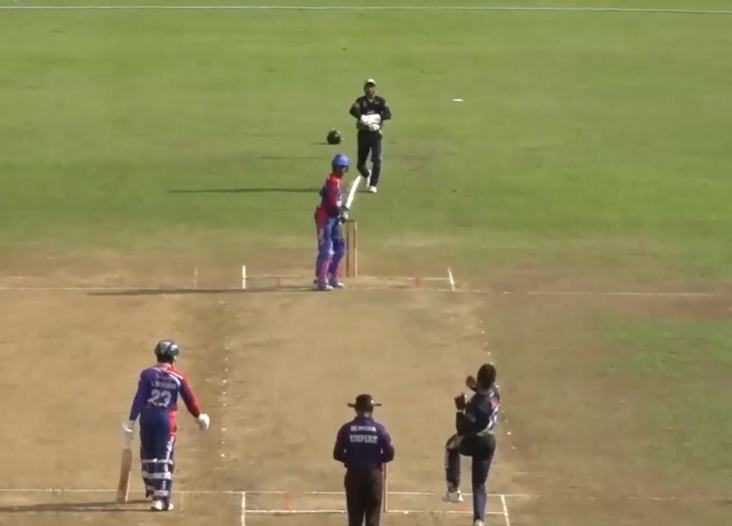37 runs in an over! Alick Athanaze exhibits power hitting show