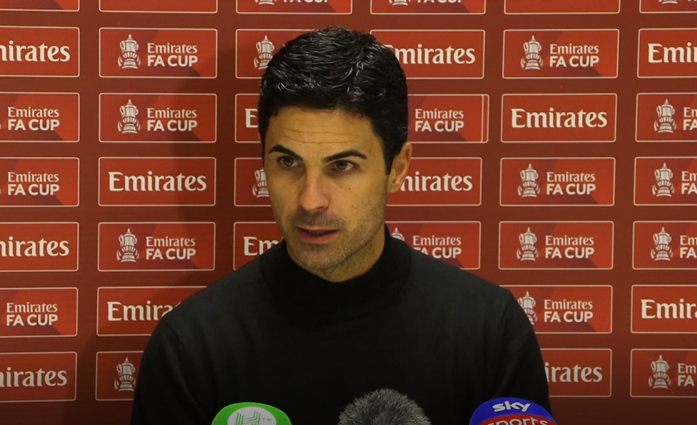 Arteta praises Nketiah post FA Cup win over Oxford