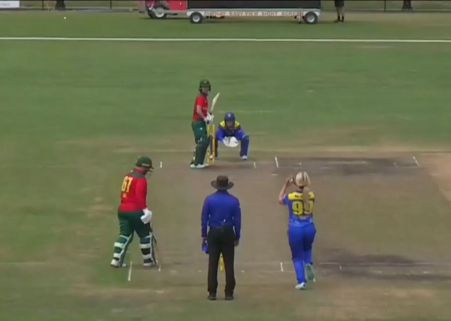 Nicola Carey's brisk 70 guides Tasmania to a defendable total