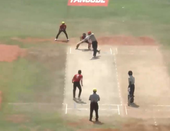10 fours, 10 sixes! AdnanKhan's 126 powers SRV to 235