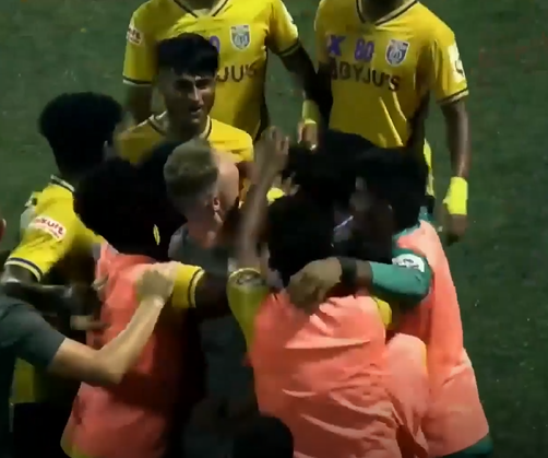 High Scoring Thriller! Kerala Blasters pip SAI 3-2