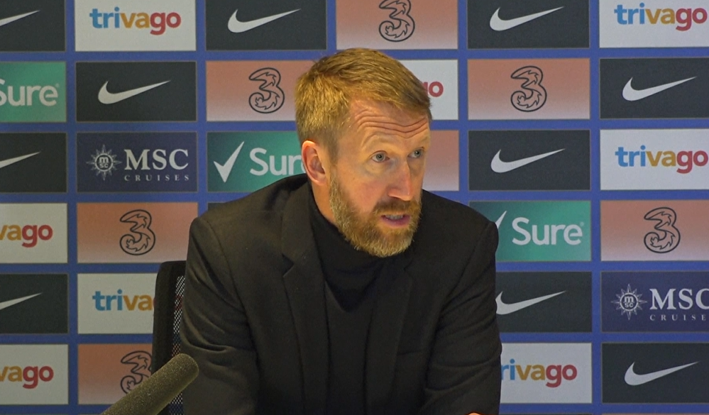 Graham Potter 'relieved' after 1-0 narrow win against Crystal Palace