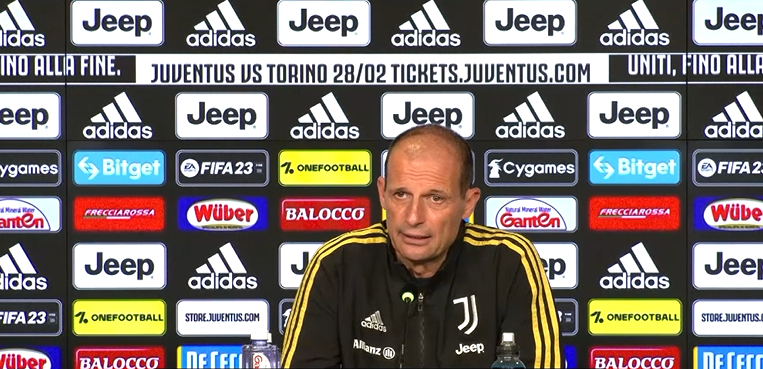 We are under pressure ahead of the derby against Torino: Allegri